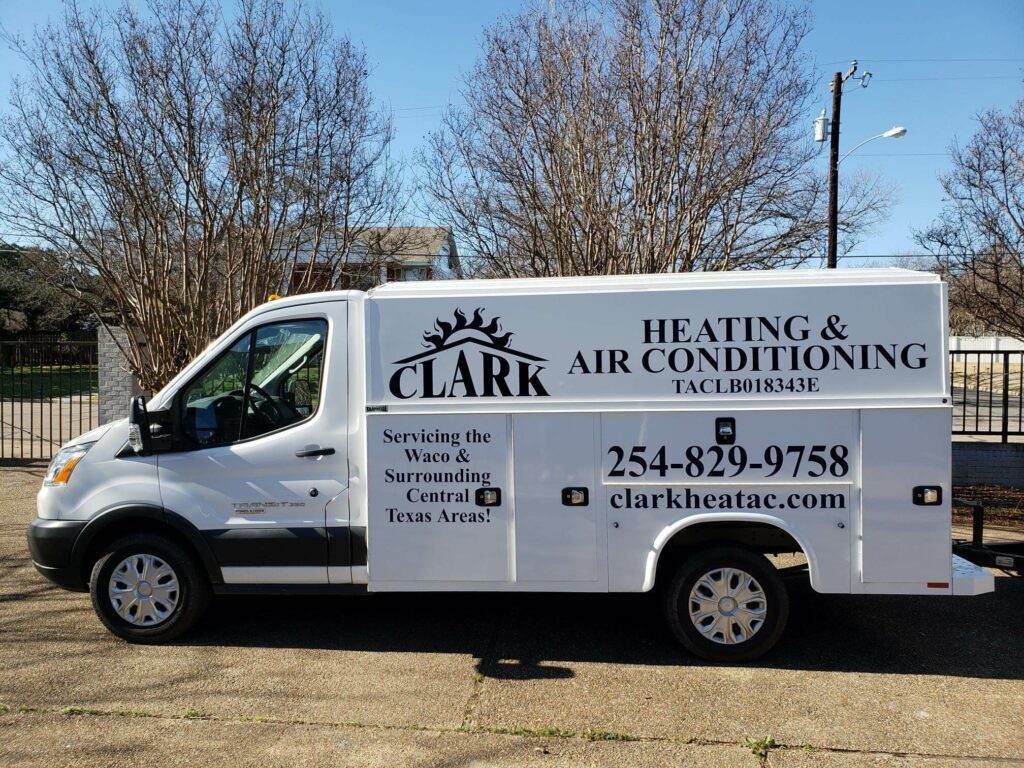 Clark Heating & Air Conditioning Waco, Texas Repair Van