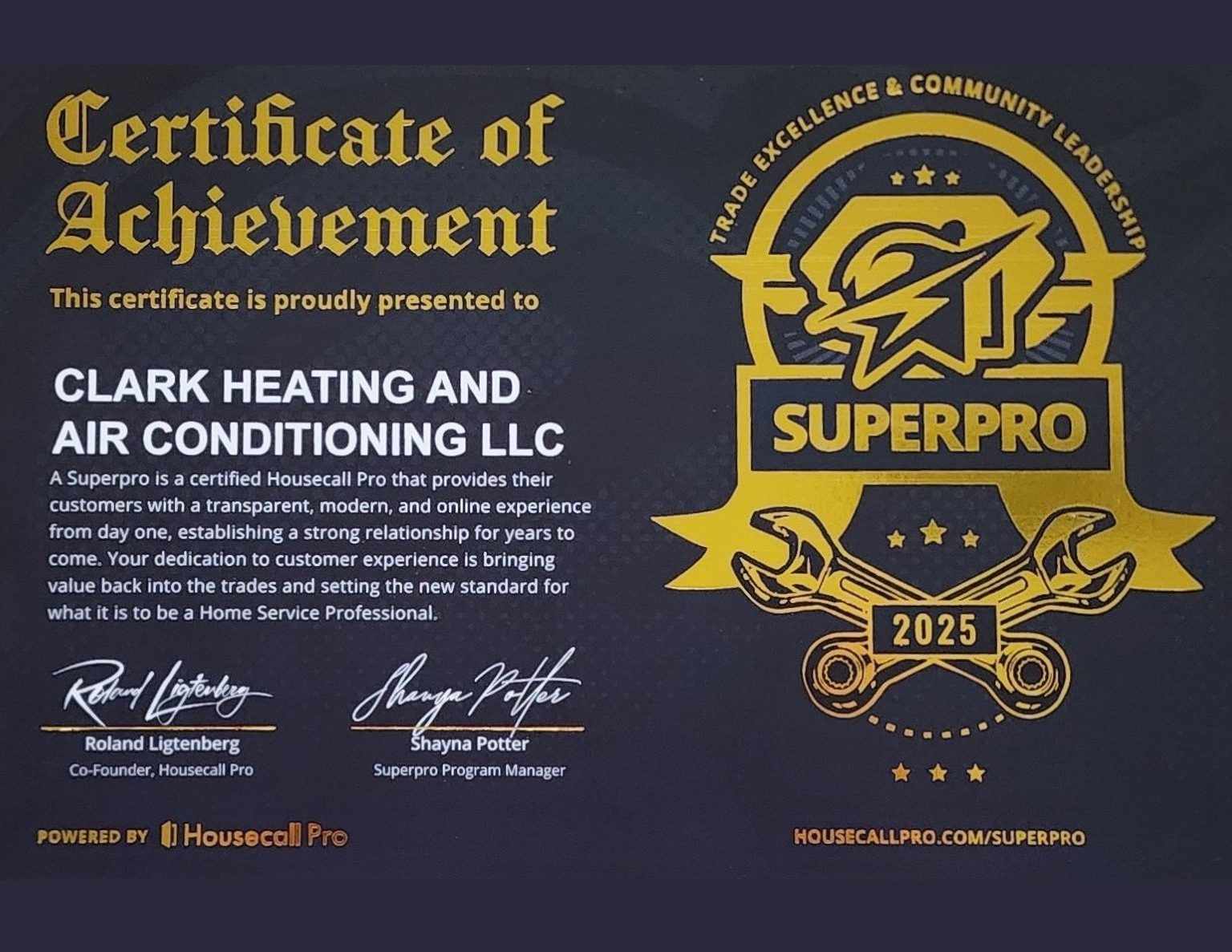 Clark Heating and Air Conditioning Waco, Texas HVAC SuperPro